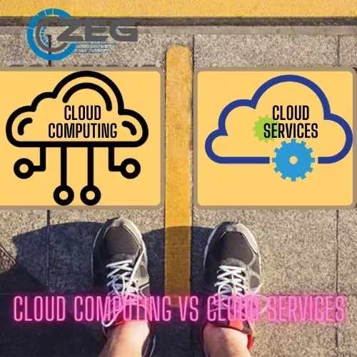 What is the difference between cloud computing and cloud services?