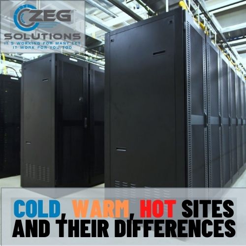 Cold, Warm, Hot sites and their differences
